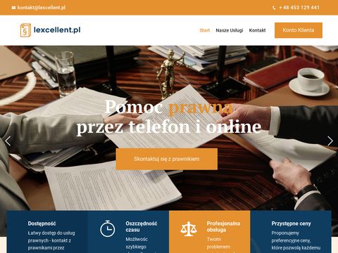 Lexcellent.pl - telefoniczne konsultacje prawne