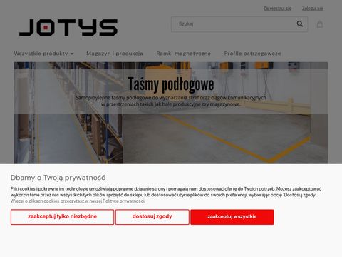 Jotys.pl - oznakowanie magazynowe