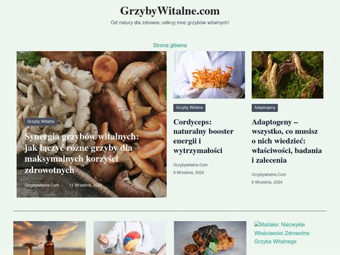 Grzybywitalne.com - lecznicze