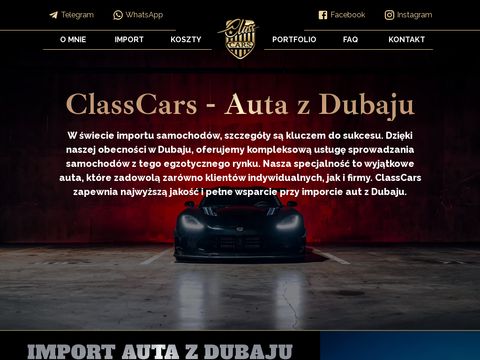 Classcarsllc.com - auta z Dubaju