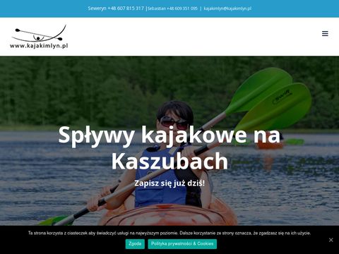 Kajakimlyn.pl - spływy na Kaszubach